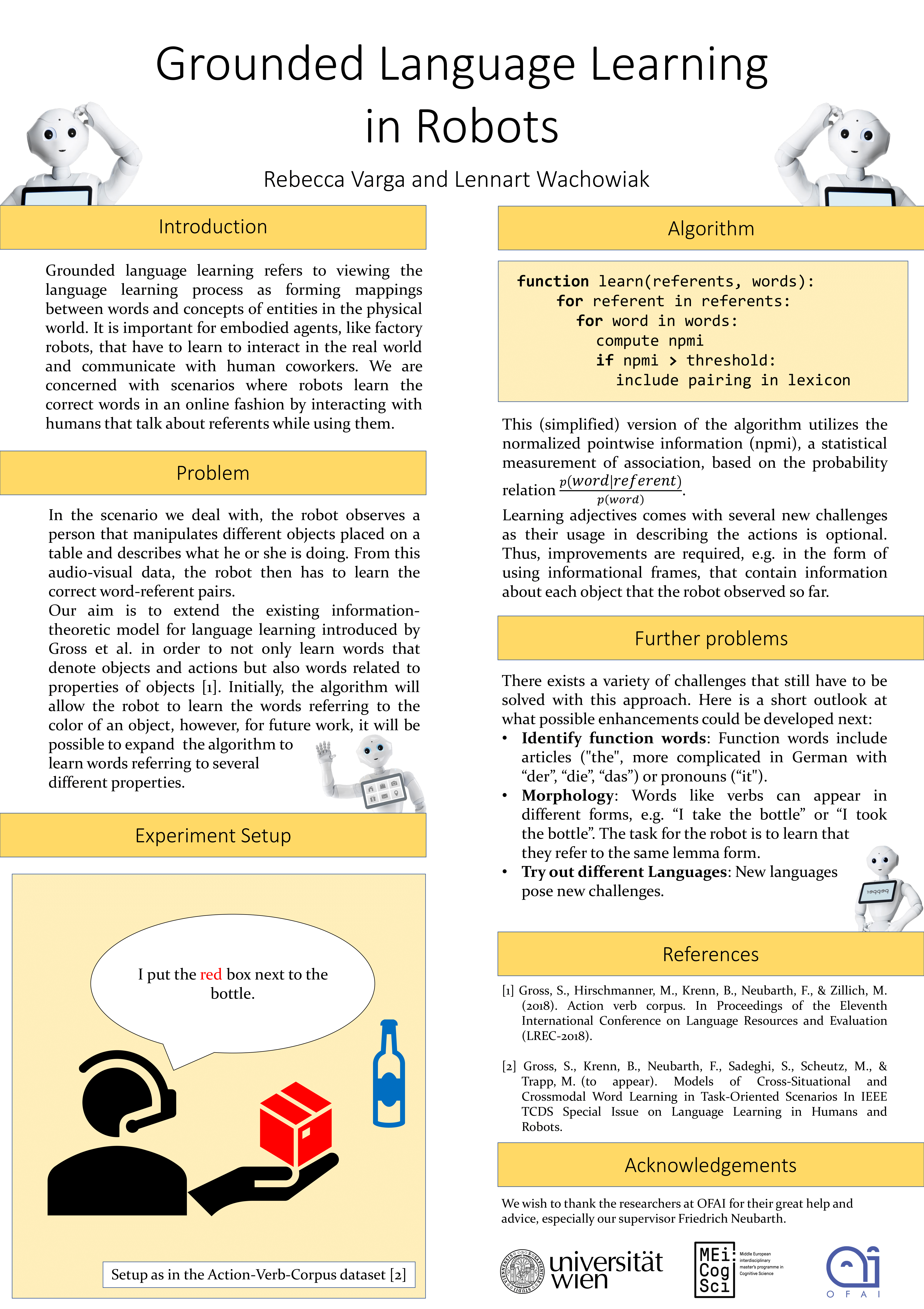 Using Grounded Concise Language Grounded Language Learning in Robots — An Information-Theoretic ...